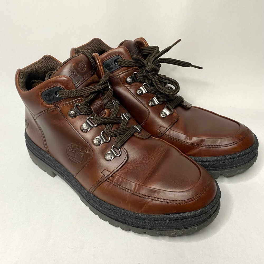 Timberland brown leather boots